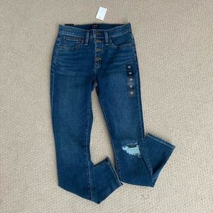 NWT jcrew Mid rise skinny jeans